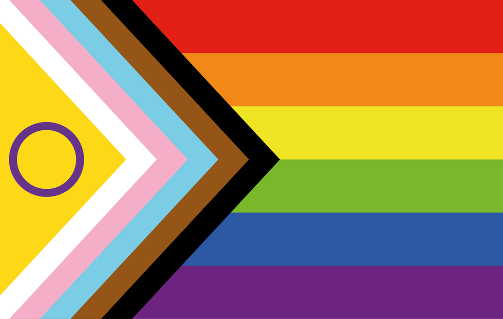 Progressive Regenbogenfahne Progressive Regenbogenfahne